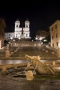 The Spanish Steps and TrinitÃÂ  dei Monti.